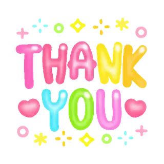 🤗 THANK YOU thank you, balloons, colorful, greeting, celebration, appreciation, kindness whatsapp sticker