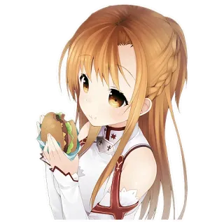 Asuna Yuuki telegram stickers