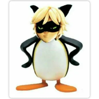 😒 Cat Noir Miraculous: Tales of Ladybug & Cat Noir 펭귄, 만화, 미라큘러스, 블랙캣, 애니메이션 whatsapp sticker
