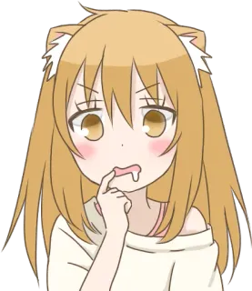 🤤 Anime, Kawaii, Dễ thương, Cô gái, Chibi telegram sticker