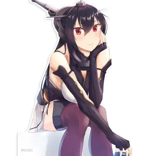 👀 anime girl, anime character, kawaii, manga, digital art, cartoon telegram sticker