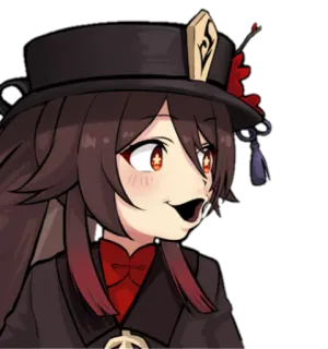 🌸 Hu Tao Genshin Impact Anime, Gioco, Hutao, Genshin, Ragazza, Carina telegram sticker