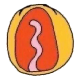😔 Kreskówka, Abstrakcja, Kolorowy, Kształt, Plama, Projekt telegram sticker