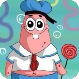 🫥 Patrick Star SpongeBob SquarePants telegram sticker