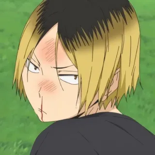 😡 Kozume Kenma Haikyuu!! haikyuu, kenma, kozume kenma, anime, manga, volleyball, sport telegram sticker