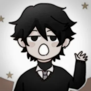 🐾 мультфильм, персонаж, машет, иллюстрация, искусство whatsapp sticker