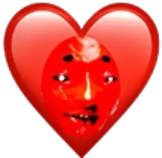 ❤️ coeur, rouge, emoji, amour telegram sticker
