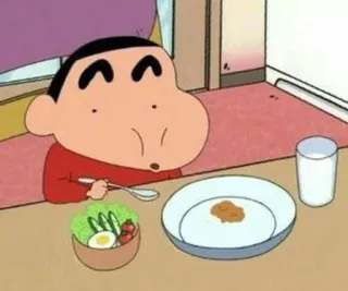 🍠 Shin-chan Crayon Shin-chan Anime, Makan, Makanan, Kartun, Shin-chan, Crayon Shin-chan telegram sticker