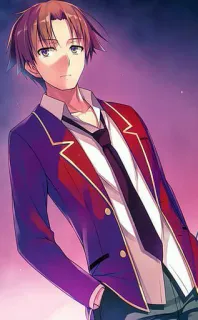 🙃 Ayanokoji Kiyotaka Classroom of the Elite アニメ, ようこそ実力至上主義の教室へ, 綾小路清隆, キャラクター, 男性 telegram sticker