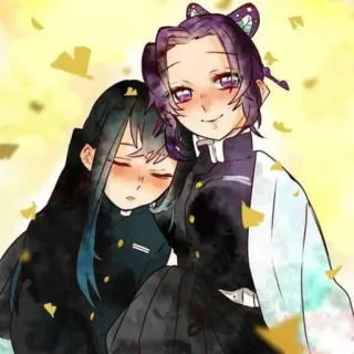 ❤️ Shinobu Kocho Demon Slayer Anime, Demon Slayer, Shinobu Kocho, Muichiro Tokito, Fofo, Personagens de anime telegram sticker