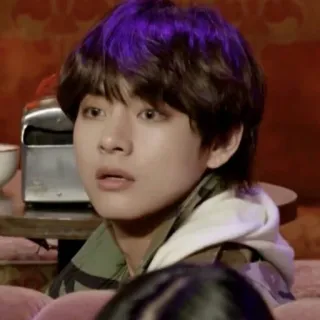 👽 V kpop, bts, cantante, coreano, ídolo, celebridad whatsapp sticker