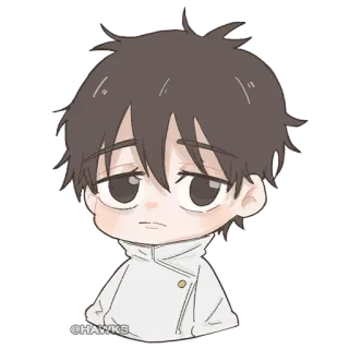 😒 @HAWKS Anime, Chibi, Cartoon, Charakter, Manga telegram sticker