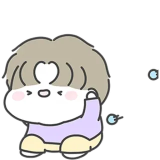 😣 Cartoon, Niedlich, Figur, Kawaii, Illustration telegram sticker