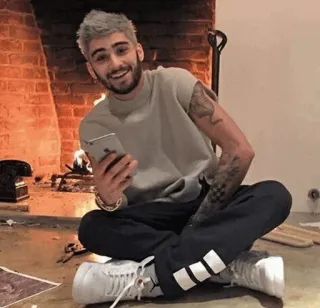 🔱 Zayn Malik 男性, 有名人, ミュージシャン, 歌手, ゼイン・マリク, ポートレート, 屋内 telegram sticker