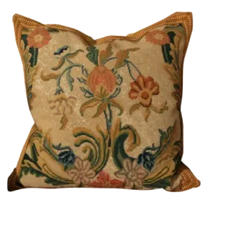 ✨ cuscino, floreale, arredamento, cuscino decorativo, vintage, ricamato telegram sticker