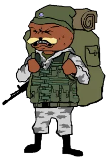 army spurdo telegram stickers