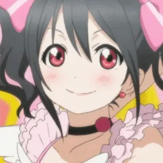 🎈 Yazawa Nico Love Live! Anime, süß, Idol, Mädchen, kawaii telegram sticker