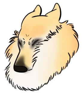 😖 anjing, hewan, kartun, peliharaan, hewan peliharaan telegram sticker