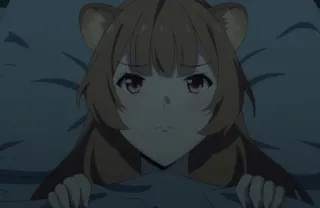 ☹️ Raphtalia Rising of the Shield Hero Anime, Raphtalia, Rising of the Shield Hero, carina, Tanuki telegram sticker