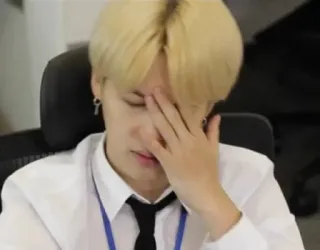 🤦 sad, disappointed, frustrated, upset, man, emotional telegram sticker