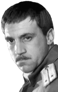 😠 portrait, homme, uniforme militaire, officier, soldat, personnage historique telegram sticker