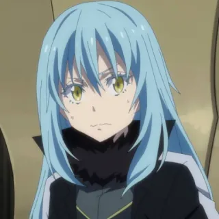😖 Rimuru Tempest That Time I Got Reincarnated as a Slime Аниме, Исекай, Слизь, Фэнтези, Римуру telegram sticker