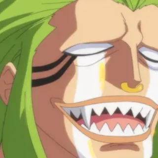 🏴‍☠️ Orochi One Piece аниме, ван пис, персонаж, орочи, улыбка, злодей telegram sticker