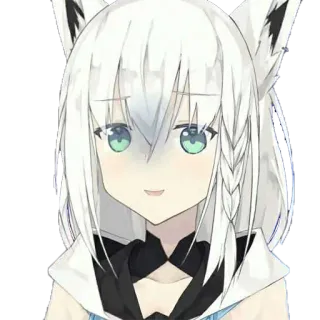 🌽 Fubuki Shirakami anime, vtuber, fubuki, shirakami telegram sticker