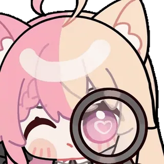 🧐 Milkie Virtual YouTuber telegram sticker