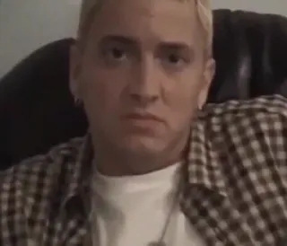🍃 Eminem rapper, musician, portrait, celebrity telegram sticker