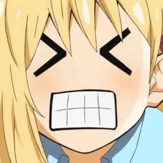 😬 anime, angry, cartoon, sticker telegram sticker