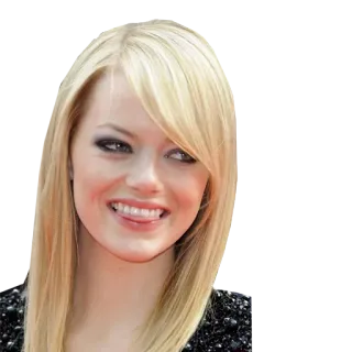 😛 Emma Stone 유명인, 여배우, 초상화, 여자 telegram sticker