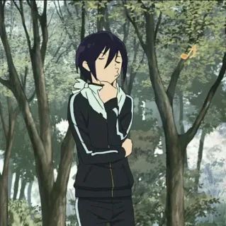 💎 Yato Noragami Anime, Charakter, Yato, Noragami, Gott, Manga telegram sticker