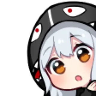 🥺 アニメ, マンガ, 可愛い, ちび, 女の子, 漫画 telegram sticker