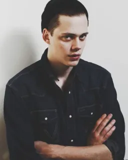 🕸 Bill Skarsgård 男性, 俳優, ポートレート, 有名人, ビル・スカルスガルド telegram sticker