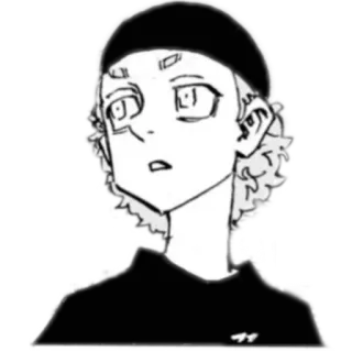 😐 Anime, Manga, Personaggio, Ritratto whatsapp sticker