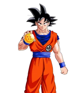 ⚫ Goku Dragon Ball Anime, Dragon Ball, Goku, Super Saiyajin, Saiyajin, Dragon Ball Z telegram sticker