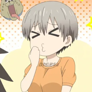 🤭 Uzaki Hana Uzaki-chan Wants to Hang Out! อนิเมะ, ผู้หญิง, น่ารัก, การ์ตูน, ตัวละคร, อุซากิ ฮานะ, Uzaki-chan Wants to Hang Out! whatsapp sticker