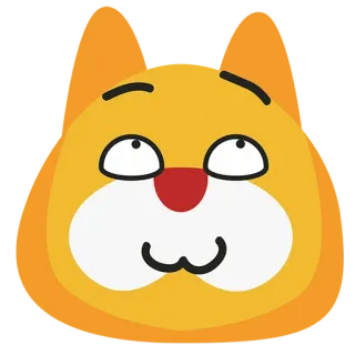 ☺️ Emoji, Cartoon, Katze, Lustig, Tier, Ausdruck whatsapp sticker