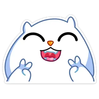 ☺️ imut, beruang, tersenyum, bahagia, kartun, binatang telegram sticker