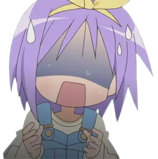 😅 Anime, Manga, Dibujos animados, Impactado, Asustado, Preocupado whatsapp sticker