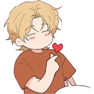❤️ cute, cartoon, love, heart, anime, kpop telegram sticker