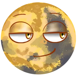 😮 emoji, smirking, face, yellow, expression, cartoon telegram sticker