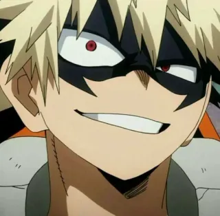 🧡 Bakugo My Hero Academia anime, my hero academia, bakugo katsuki, character, manga, hero, villain telegram sticker