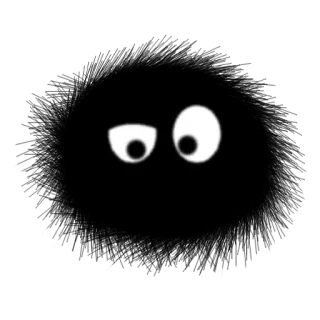 😐 eyes, cartoon, dark, googly eyes whatsapp sticker