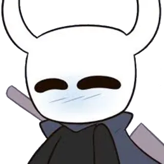 ☺️ The Knight Hollow Knight Hollow Knight, El Caballero, Videojuego, Personaje telegram sticker
