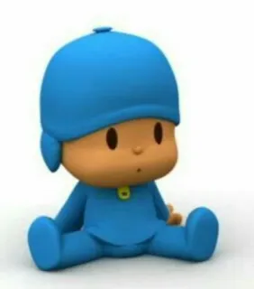 😐 Pocoyo pocoyo, cartoon, animatie, personage, kinderen telegram sticker