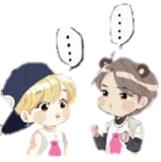 😗 cartoon, character, cute, kawaii, chibi, people telegram sticker