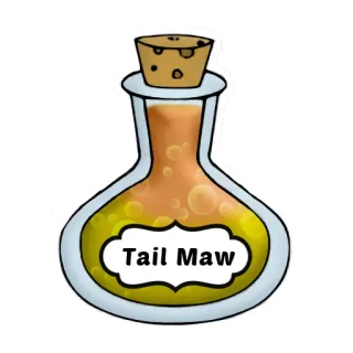 🍹 Tail Maw potion, magic, fantasy, bottle, elixir telegram sticker