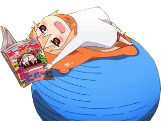 😙 Umaru Doma Himouto! Umaru-chan Anime, Manga, Dibujos animados, Umaru, Himouto, Doma Umaru, Otaku, Chibi telegram sticker